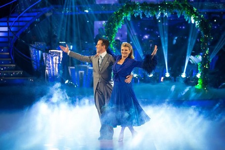 Anton Du Beke and Susannah Constantine on 'Strictly Come Dancing' in September 2018